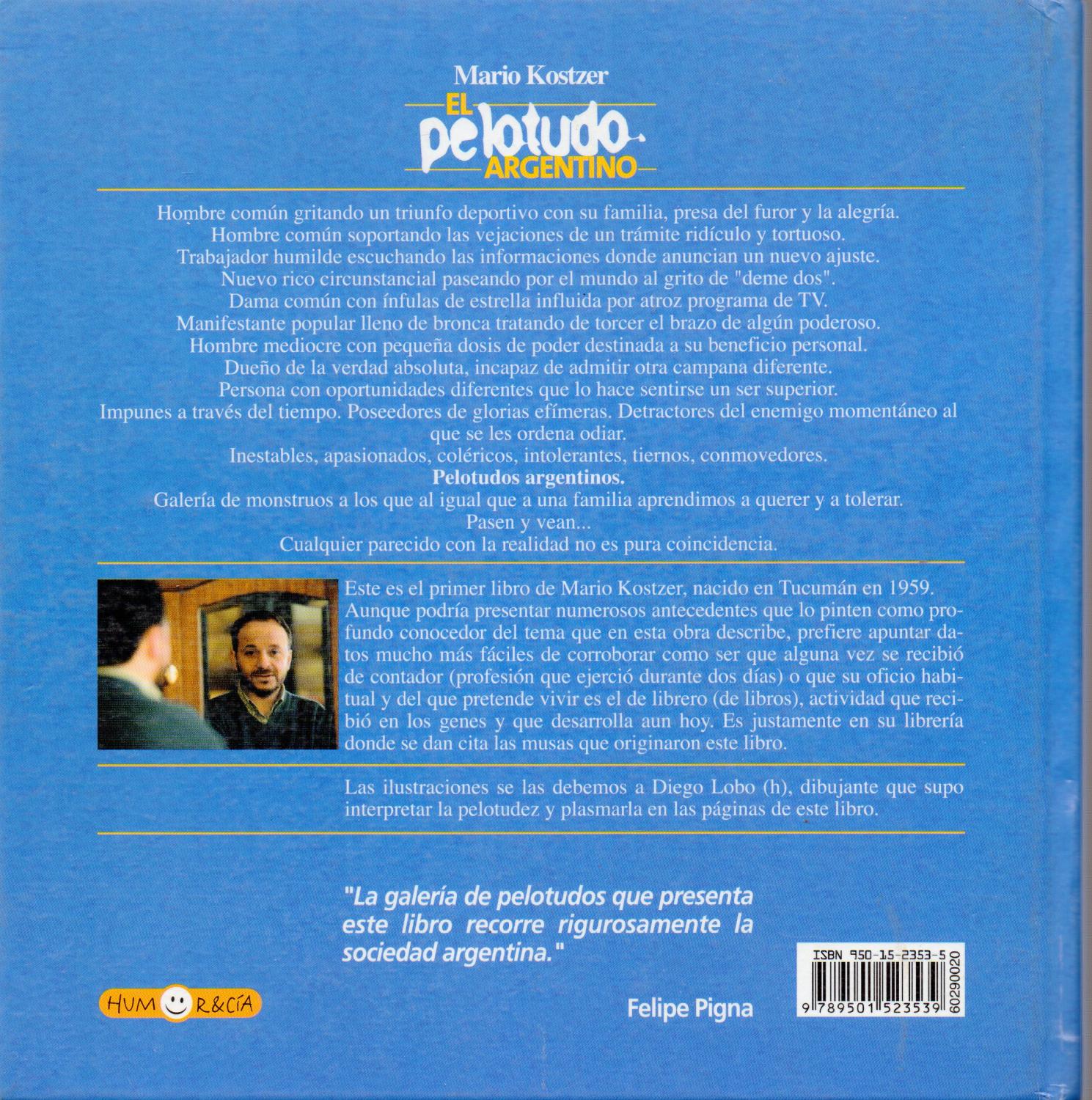 EL PELOTUDO ARGENTINO, Manual para identificación y uso par MARIO