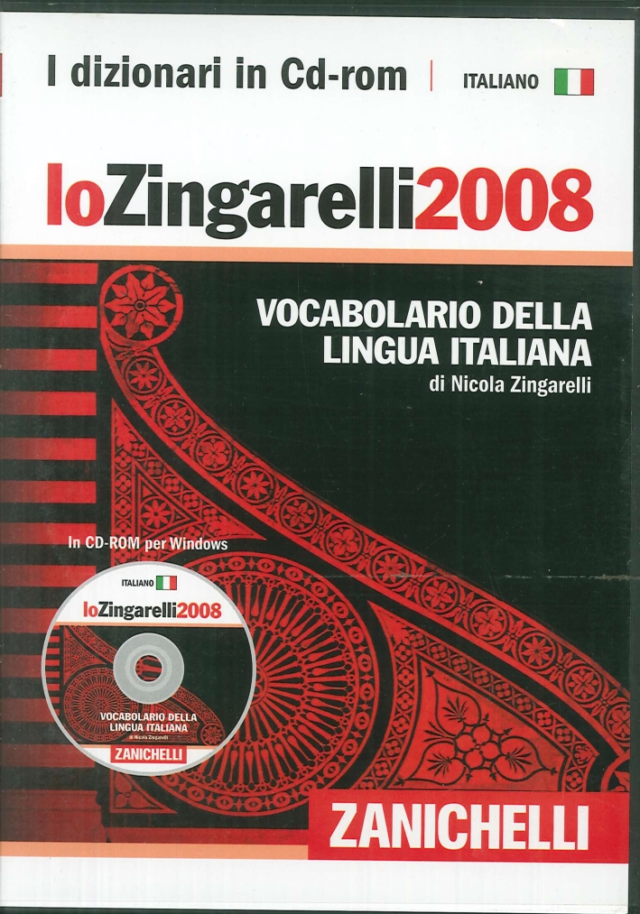 Lo Zingarelli 2008. Vocabolario della Lingua Italiana. CD-ROM - Zingarelli Nicola