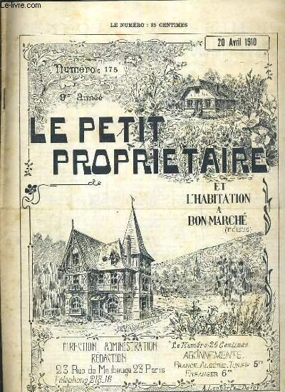 Lais Et Relais De La Mer LE PETIT PROPRIETAIRE ET L'HABITATION A BON MARCHE REUNIS - N° 175 - 20