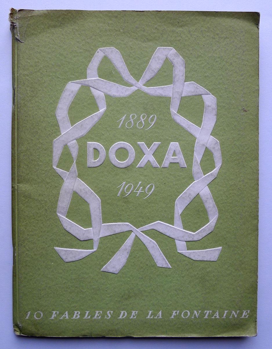 Dix fables de La Fontaine. Doxa 1889-1949. LA FONTAINE. [Very Good] [Softcover]