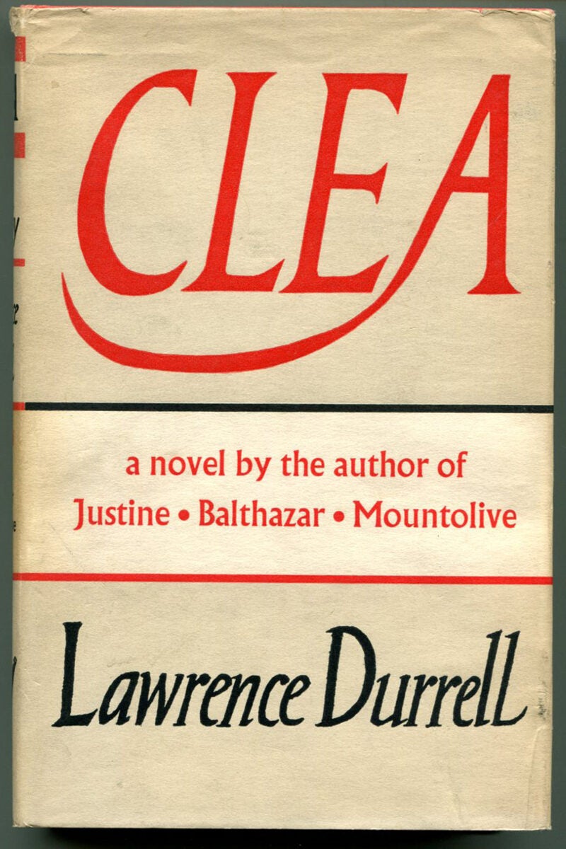 CLEA A Novel by Durrell, Lawrence (1960) Quill & Brush, member ABAA