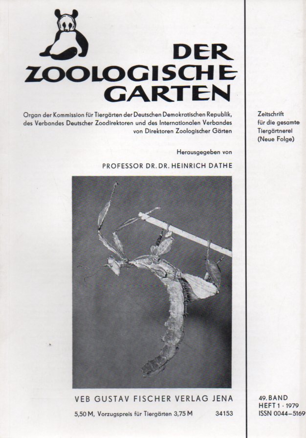 der zoologische garten zeitschrift ZVAB