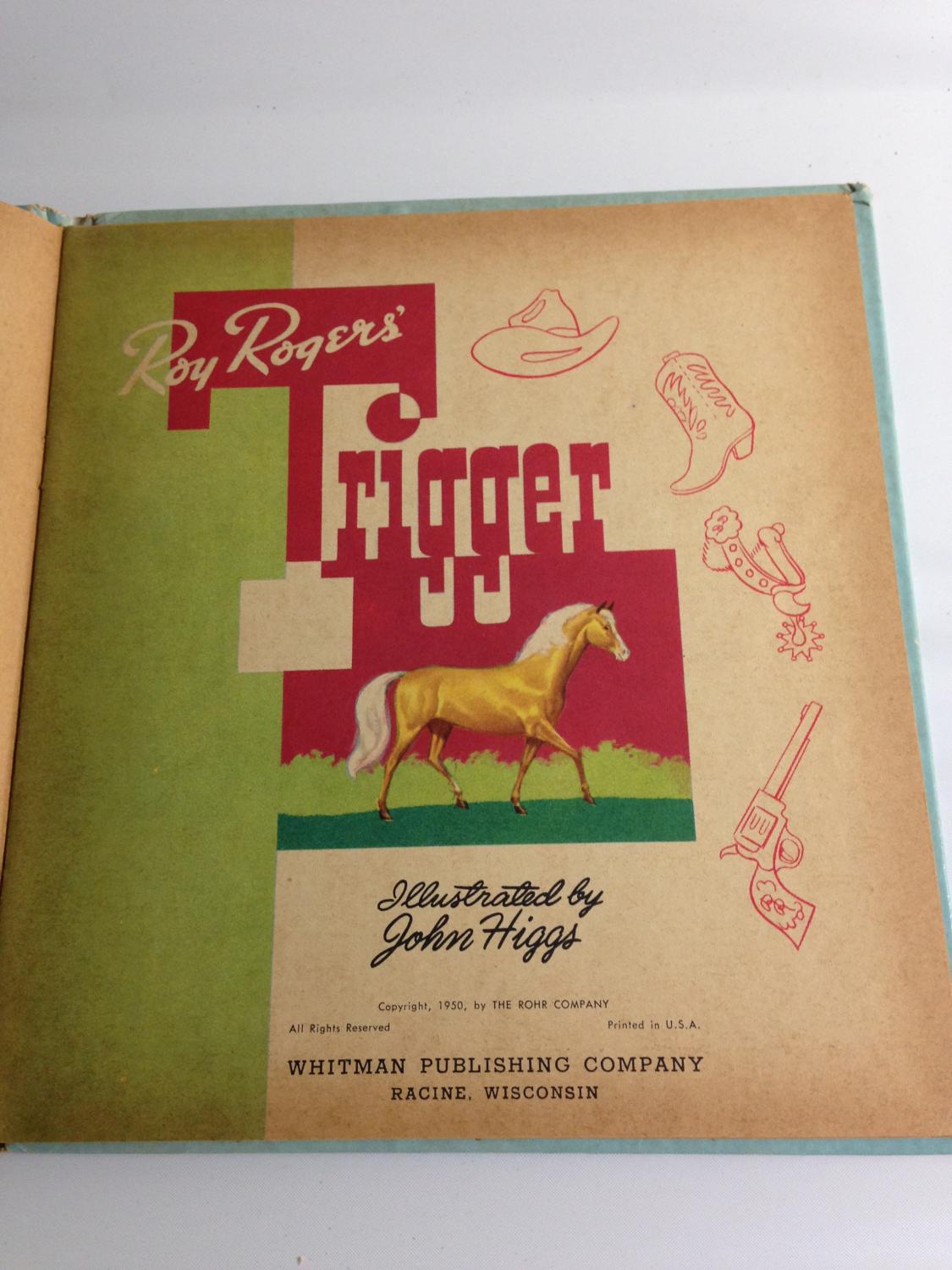Details about   1950's Roy Rogers and Trigger original COMPLETE Hartland  western hang tag 1&2 