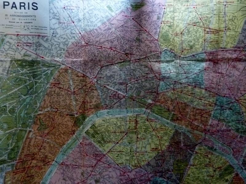 Plan De Paris Par Arrondissement Nomenclature Des Rues Avec La Station Du Metro La Plus Proche Avec Repertoires By Vv Ottimo Rilegato 1955 Prima Edizione Historia Regnum Et Nobilia