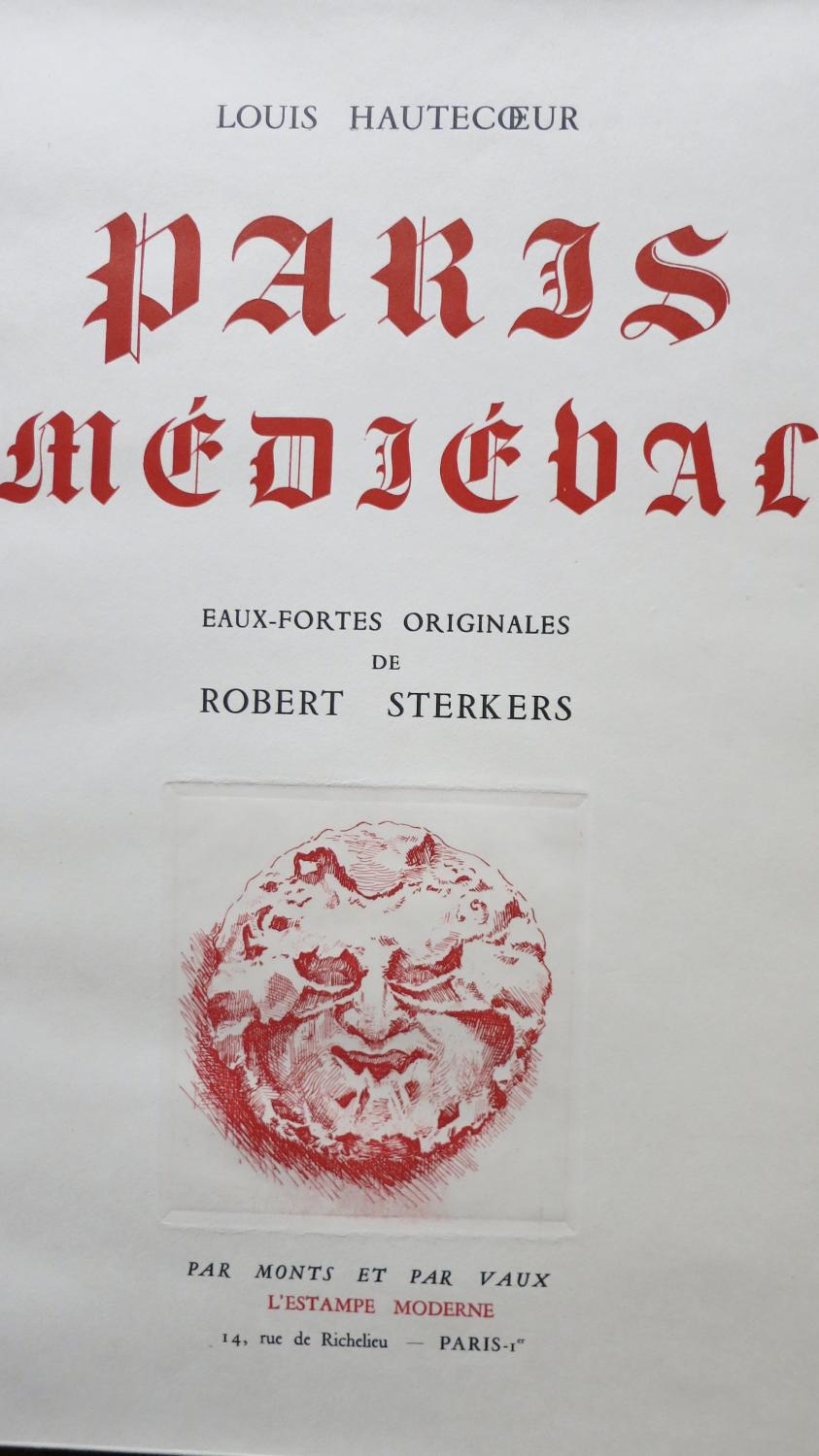 Paris médiéval HAUTECOEUR (Louis) [Bon] [Couverture souple]