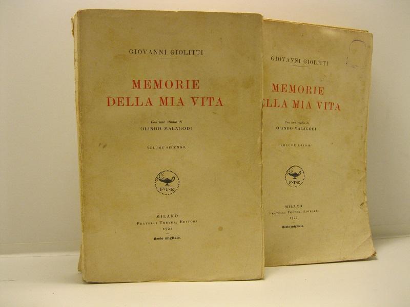 Abebooks Memorie della mia vita. Con uno studio di Olindo Malagodi Vol. I (II)