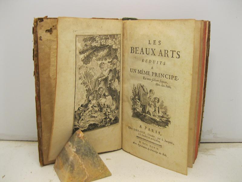 Les beaux arts reduits a un meme principe de BATTEUX Charles: (1747) | Coenobium Libreria antiquaria