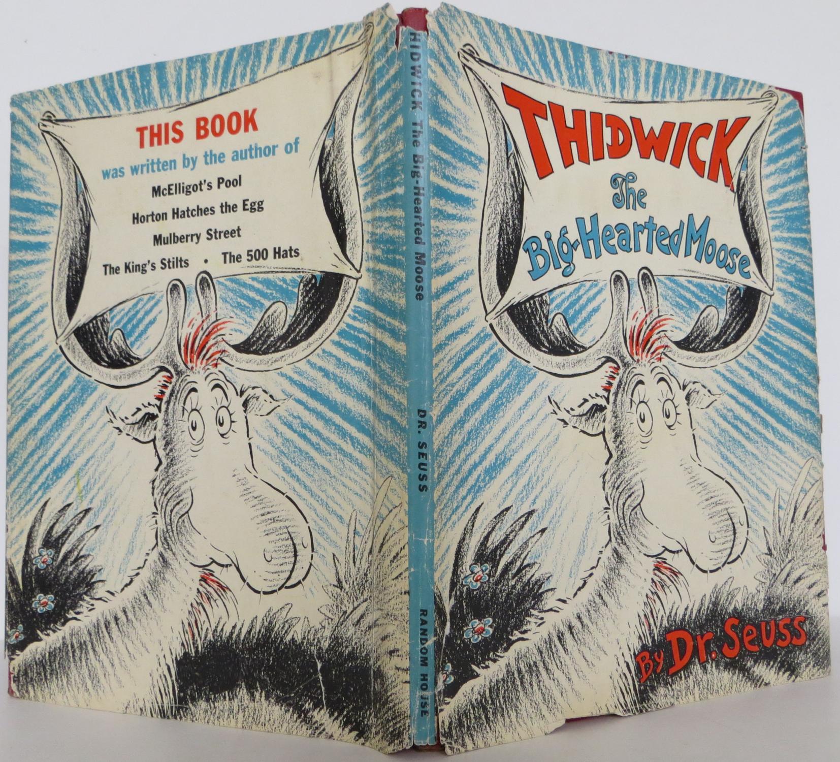 Thidwick the Big-Hearted Moose Seuss, Dr [Very Good] [Hardcover]