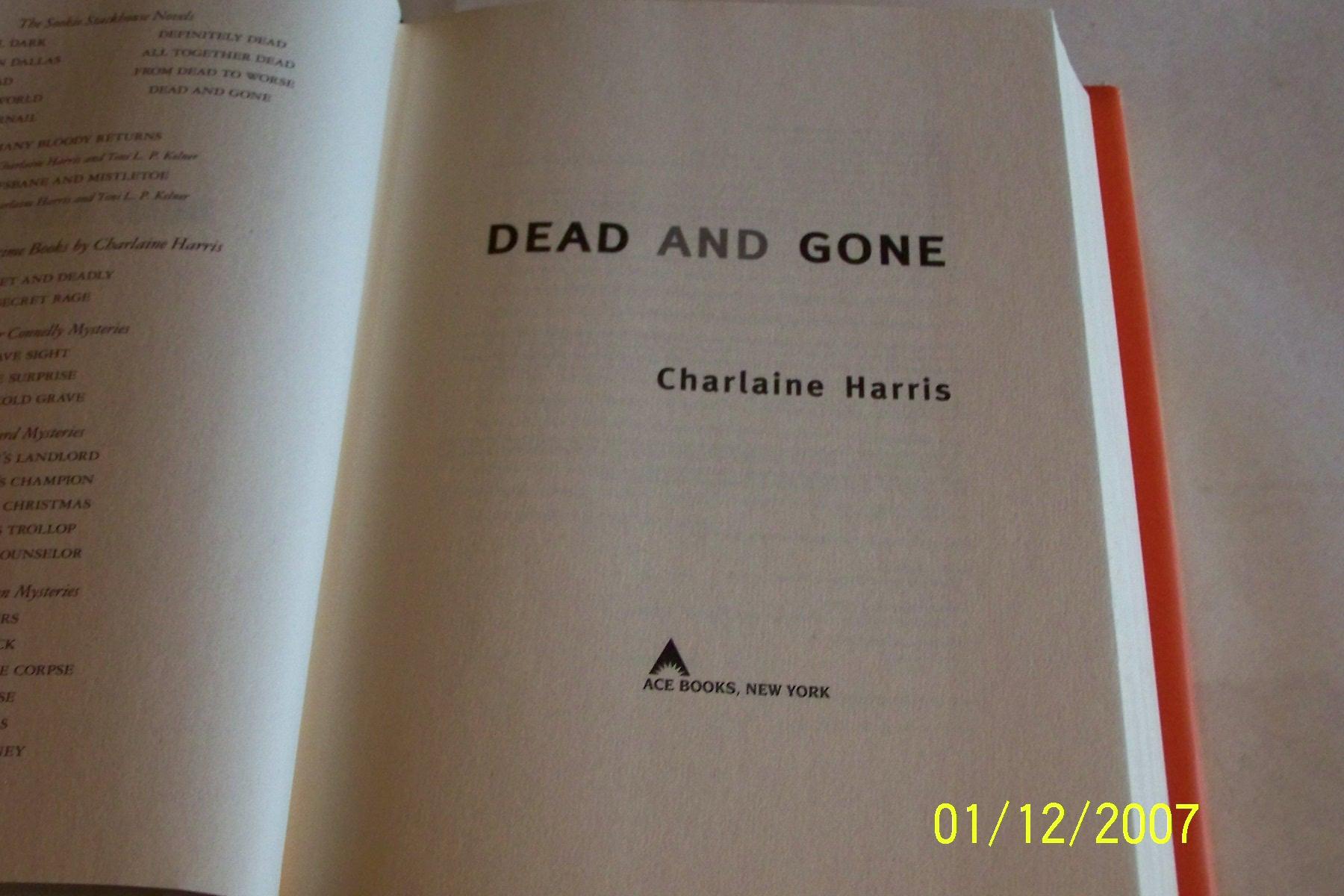 Dead and Gone by Charlaine Harris Dead and Gone by Charlaine Harris