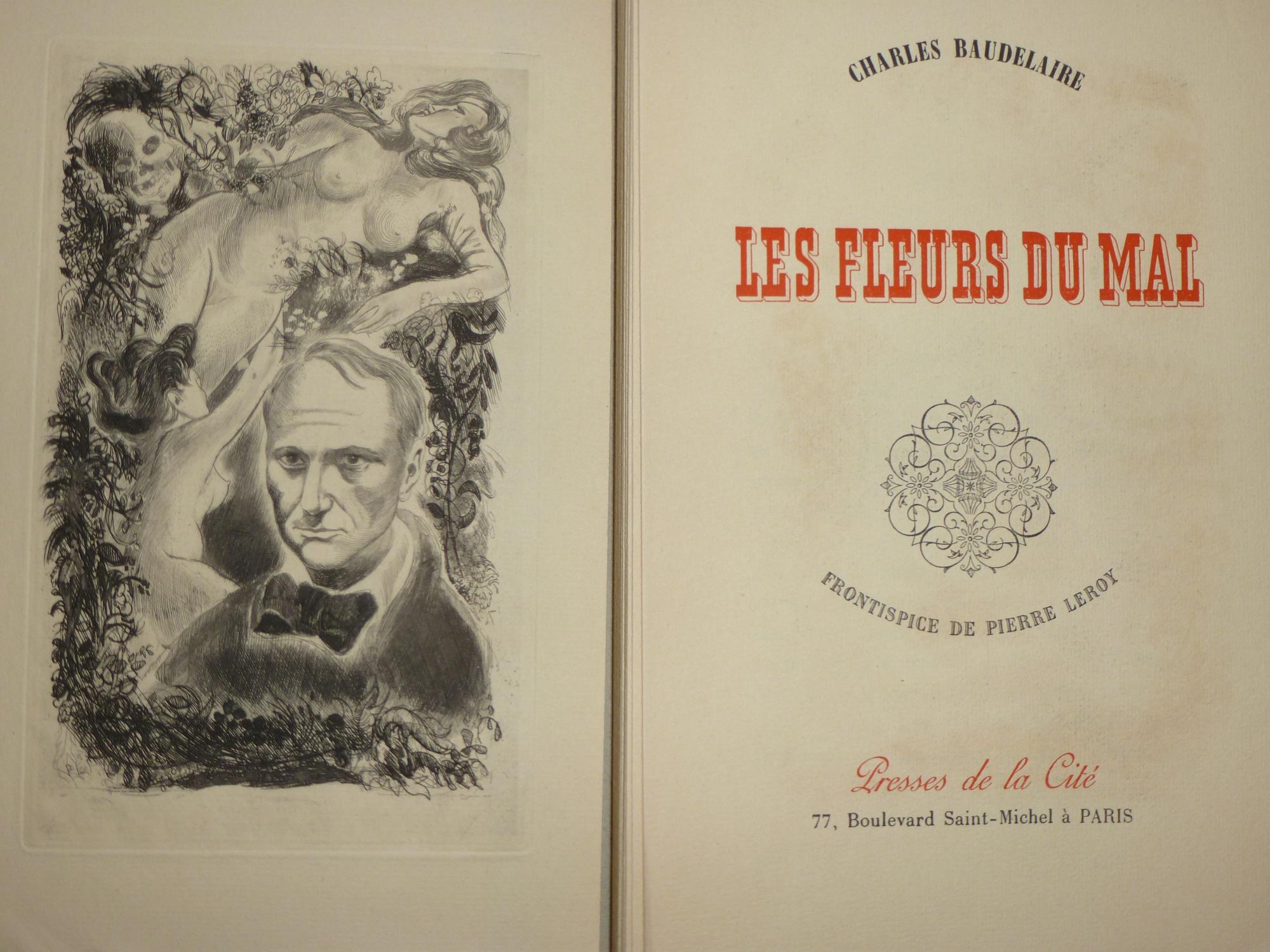 Les Fleurs Du Mal by Baudelaire, Charles: Very good Softcover (1945 ...