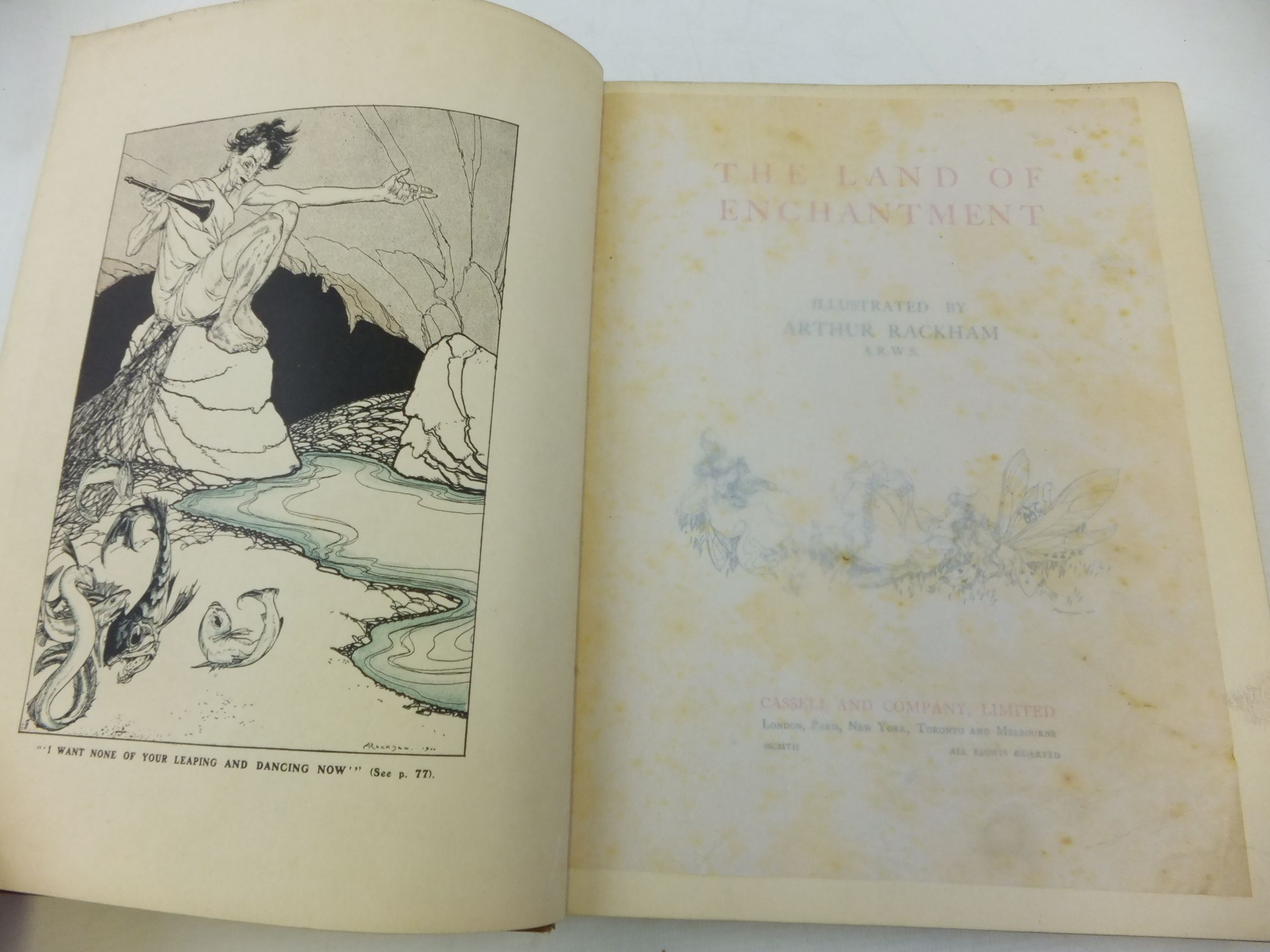 THE LAND OF ENCHANTMENT by Bonser, A.E. & Woolf, Sidney & Bucheim, E.S. Very Good Hardback