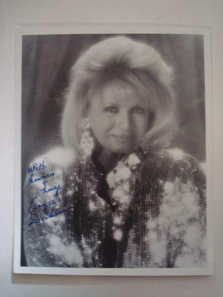 Angie Dickinson Original Hand Signed Photograph By Dickinson Angie