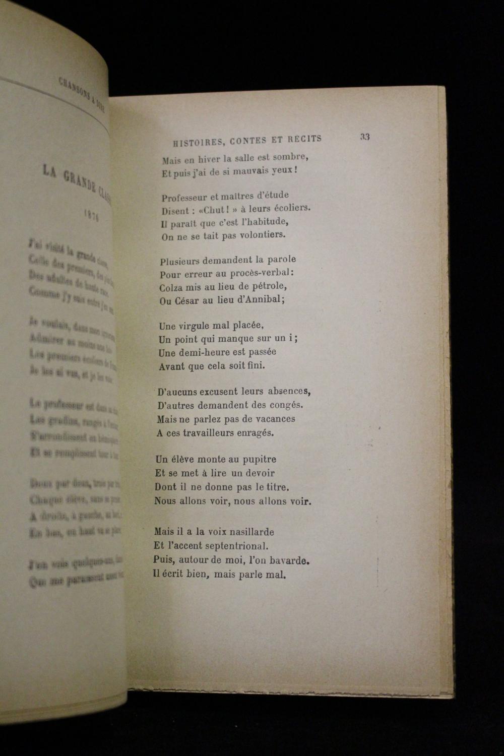 Chansons à dire by NADAUD Gustave: Couverture rigide (1895) | Librairie ...