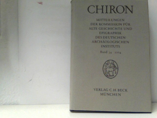 Chiron Bd. 34: 2004 - Kommission