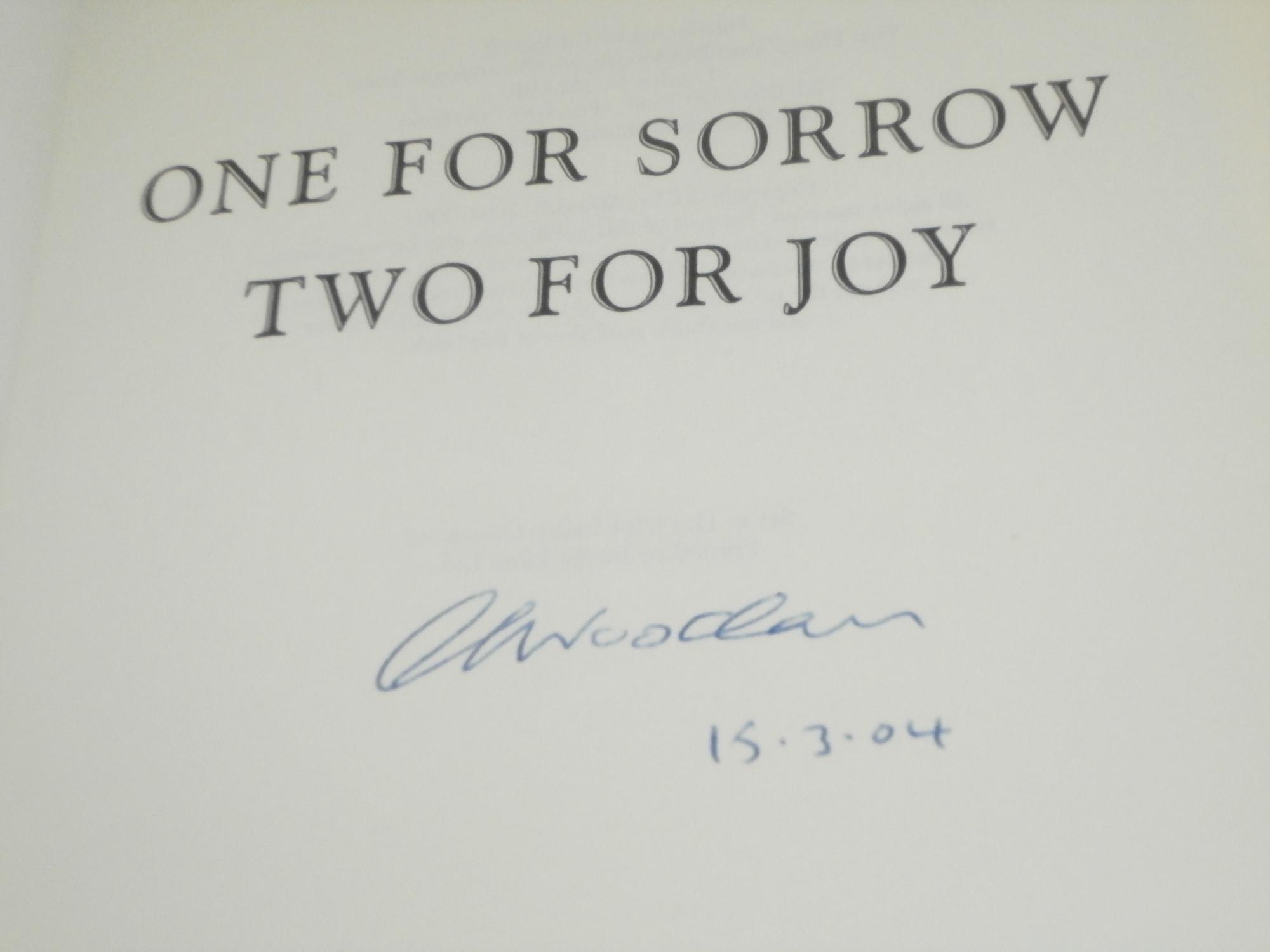 one for sorrow two for joy clive woodall one for sorrow two for joy clive woodall