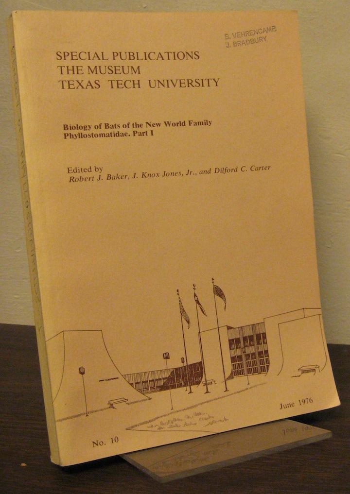 Biology of bats of the New World Family Phyllostomatidae, Parts 13 par