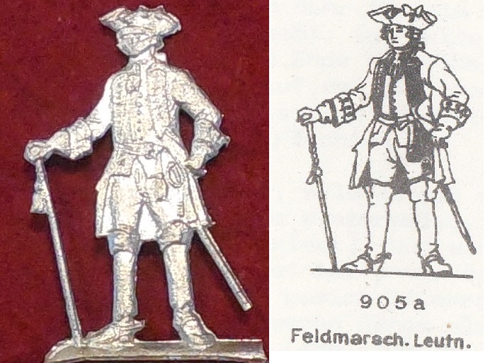 Fohler Zinnfigur 30mm Österreichischer Trommler Heer Kaiserin Maria-Theresias 