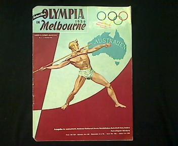 Olympia 1956 In Melbourne Ausgabe A Leichtathletik Moderner Funfkampf Boxen Gewichtheben Basketball Kanu Rudern Von Bahr Gerhard 1956 Antiquariat Matthias Drummer