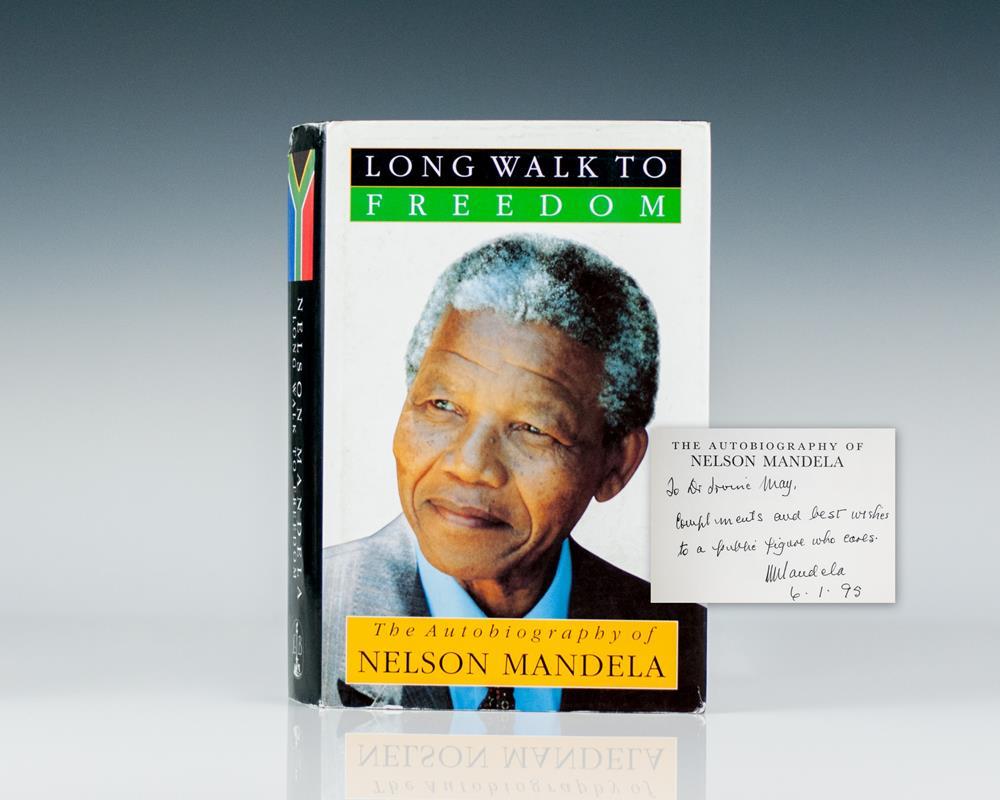 Long Walk To Freedom The Autobiography Of Nelson Mandela By Mandela Nelson 1994 Signed By 