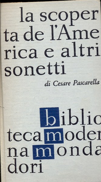 La scoperta de l'America e altri sonetti - Pascarella, Cesare