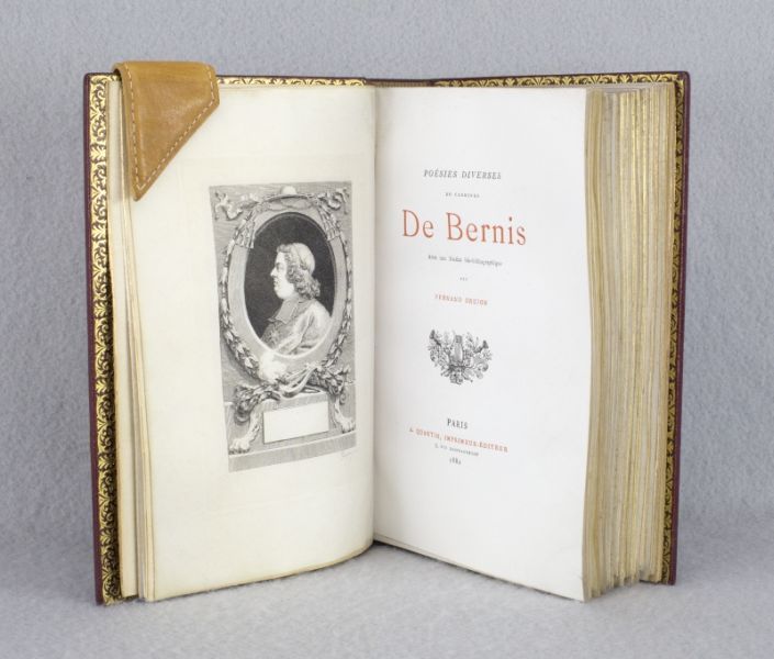 POÉSIES DIVERSES DU CARDINALE DE BERNIS (VELLUM PRINTING). BERNIS, FRANÇOIS-JOACHIM DE PIERRES, CARDINAL [ ]