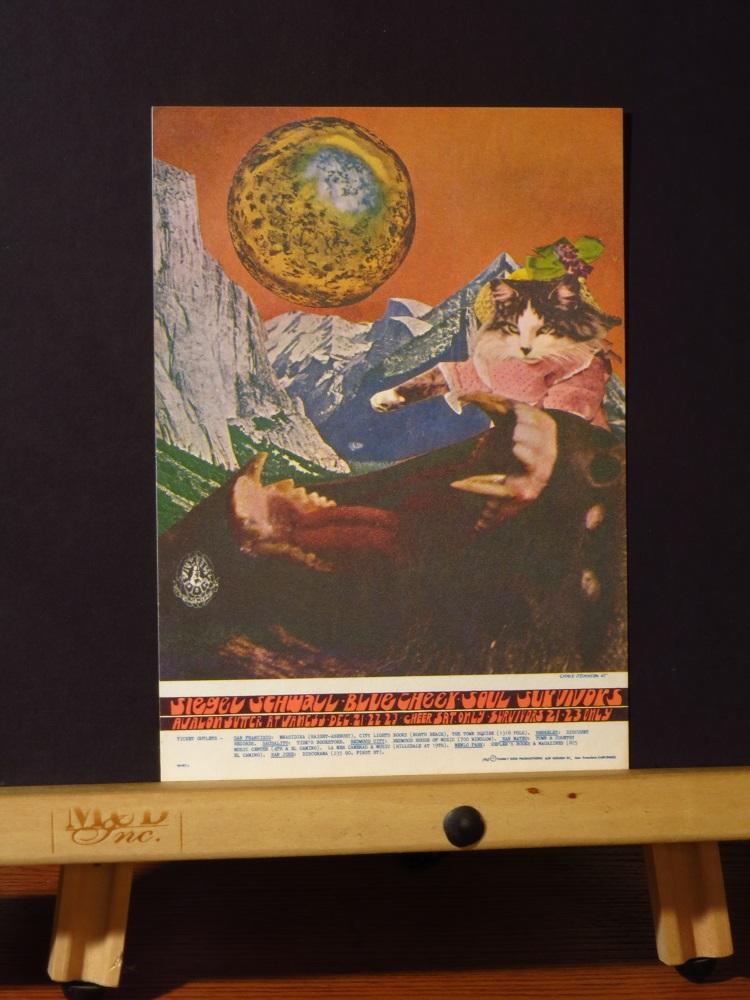 Family Dog Concert Postcard #97 ( Siegel Schwall, Blue Cheer, Soul Survivors ) Chris Johnson [As New]