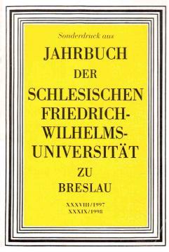 Die Bedeutung der Reformation für die Geschichte Schlesiens und für den Beitrag der Schlesier zur deutschen Kultur - Schulz, Eberhard Günter
