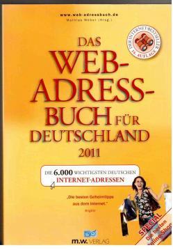 Das Web-Adressbuch für Deutschland 2011 - Weber, Mathias