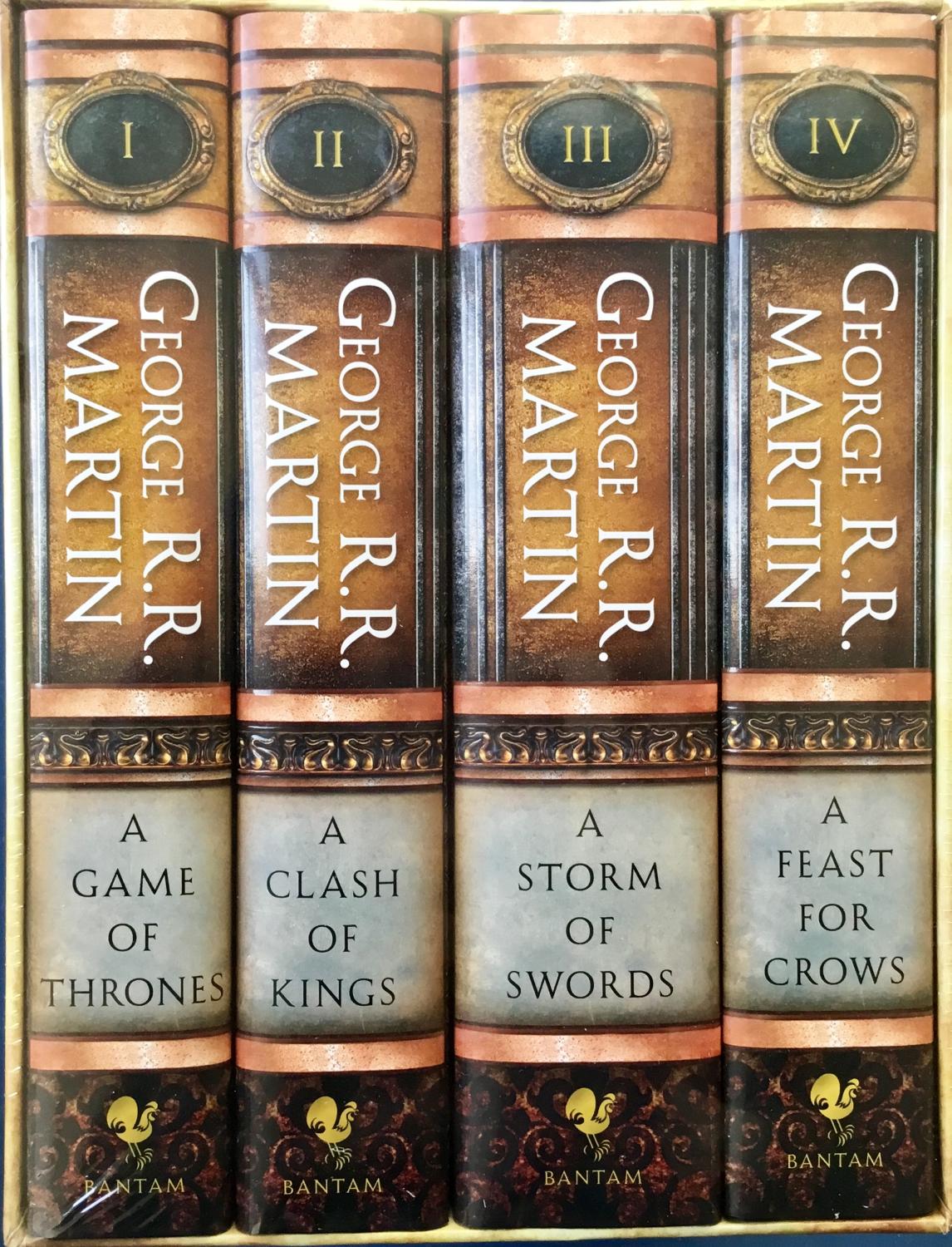 George RR Martin's A Game of Thrones 5-Book Boxed Set (Song of Ice and Fire  Series): A Game of Thrones, A Clash of Kings, A Storm of Swords, A  A