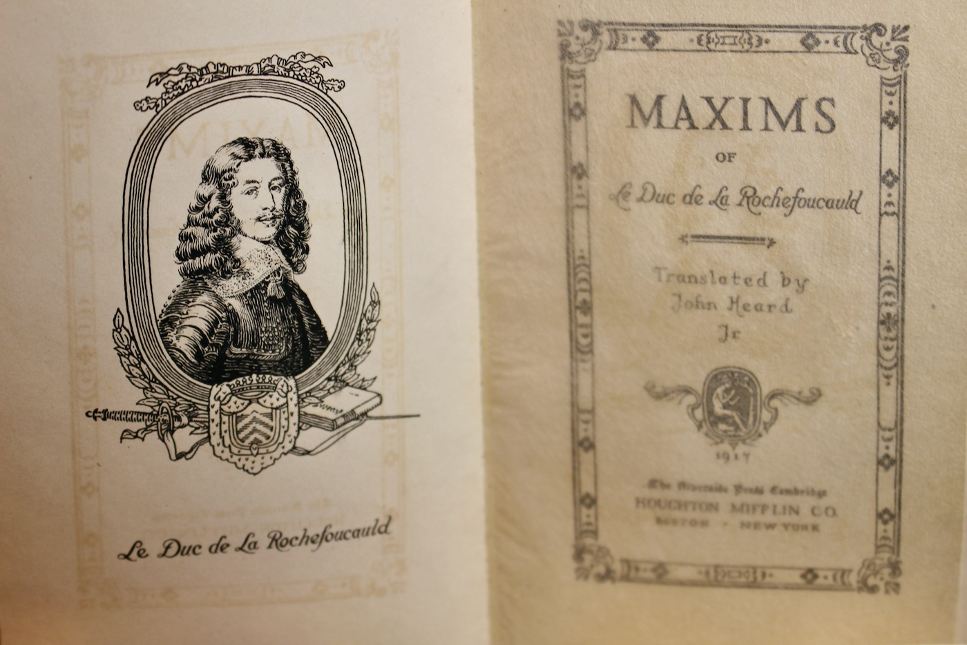 la rochefoucauld maxims