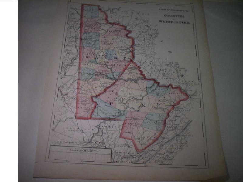 Wayne and Pike. Counties of Pennsylvania. 0 (1872) Ottmar Müller