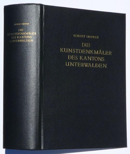 Die Kunstdenkmäler des Kantons Unterwalden. Zur Statistik schweizerischer Kunstdenkmäler begründet von J. R. Rahn, hsgg. von der Kommission für das schweizerische Landesmuseum. Mit 96 Tafeln und 748 Abbildungen. Unveränderter Nachdruck 1971, hsgg. von den Hist. Vereinen Nidwalden und Obwalden in Verbindung mit der Ges. für Schweizerische Kunstgeschichte. - Durrer, Robert.