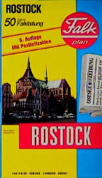 Falk Pläne, Rostock, Falkfaltung - Falk-Verlag