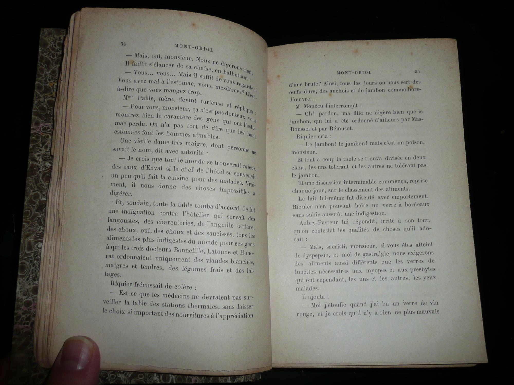 Mont Oriol, 1887, Edition Originale de Maupassant: Bon Couverture