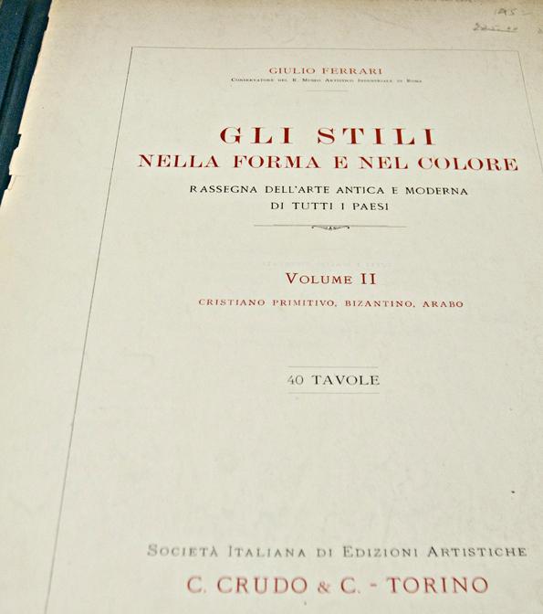 Gli Stili Nella Forma e Nel Colore by Ferrari, Giulio: Good Hardcover ...
