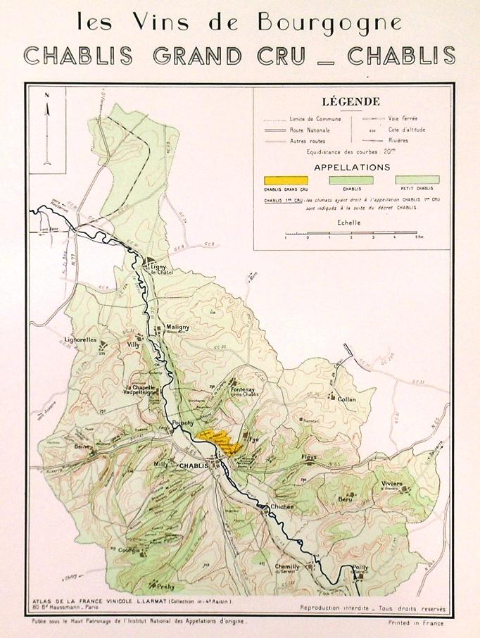 Карта бургундии винодельческая