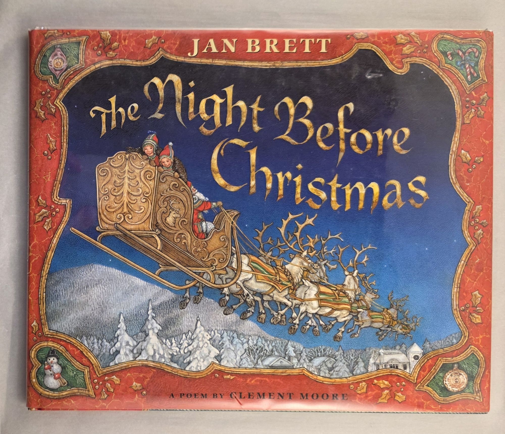 The Night Before Christmas Poem by Clement Moore by Moore, Clement and