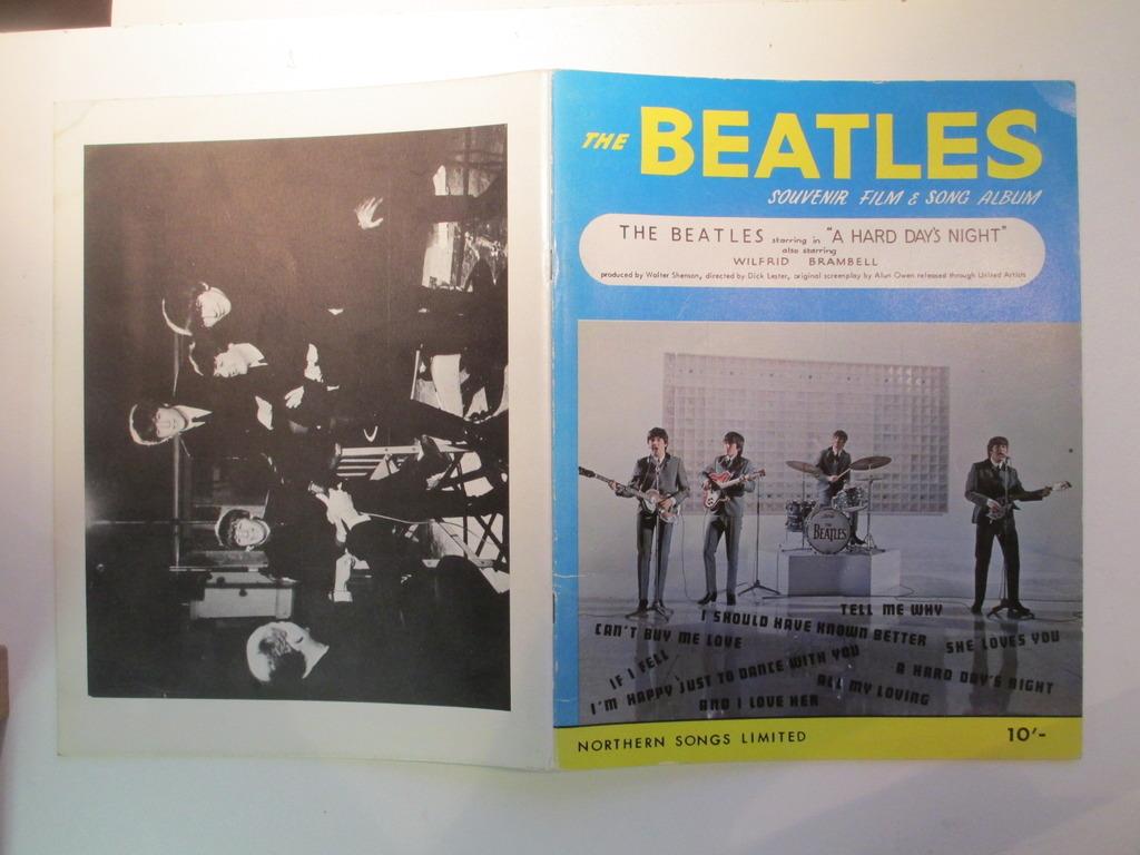 The Beatles Souvenir Film Song Album To A Hard Day S Night By Lennon Mccartney Beatles 1964 First Edition Sheet Nbsp Music Aucott Thomas