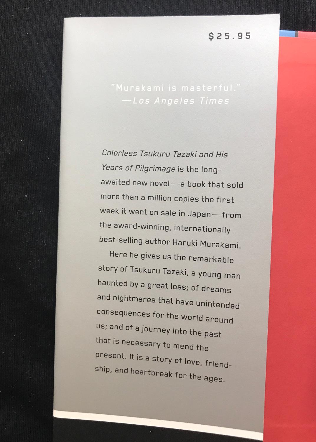 Colorless Tsukuru Tazaki and His Years of Pilgrimage (Mint First ...