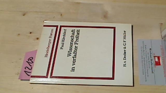 Wissenschaft in verfasster Freiheit : Festvortrag beim Festakt aus Anlass d. 600. Wiederkehr d. Gründungstages d. Univ. Heidelberg am 18. Oktober 1986 in d. Heiliggeistkirche in Heidelberg. von, Heidelberger Forum ; Bd. 50 - Kirchhof, Paul