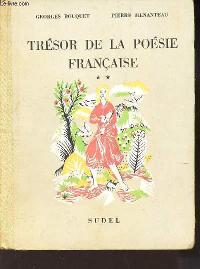 TRESOR DE LA POESIE FRANCAISE - DEUXIEME LIVRET. by BOUQUET GEORGES ...