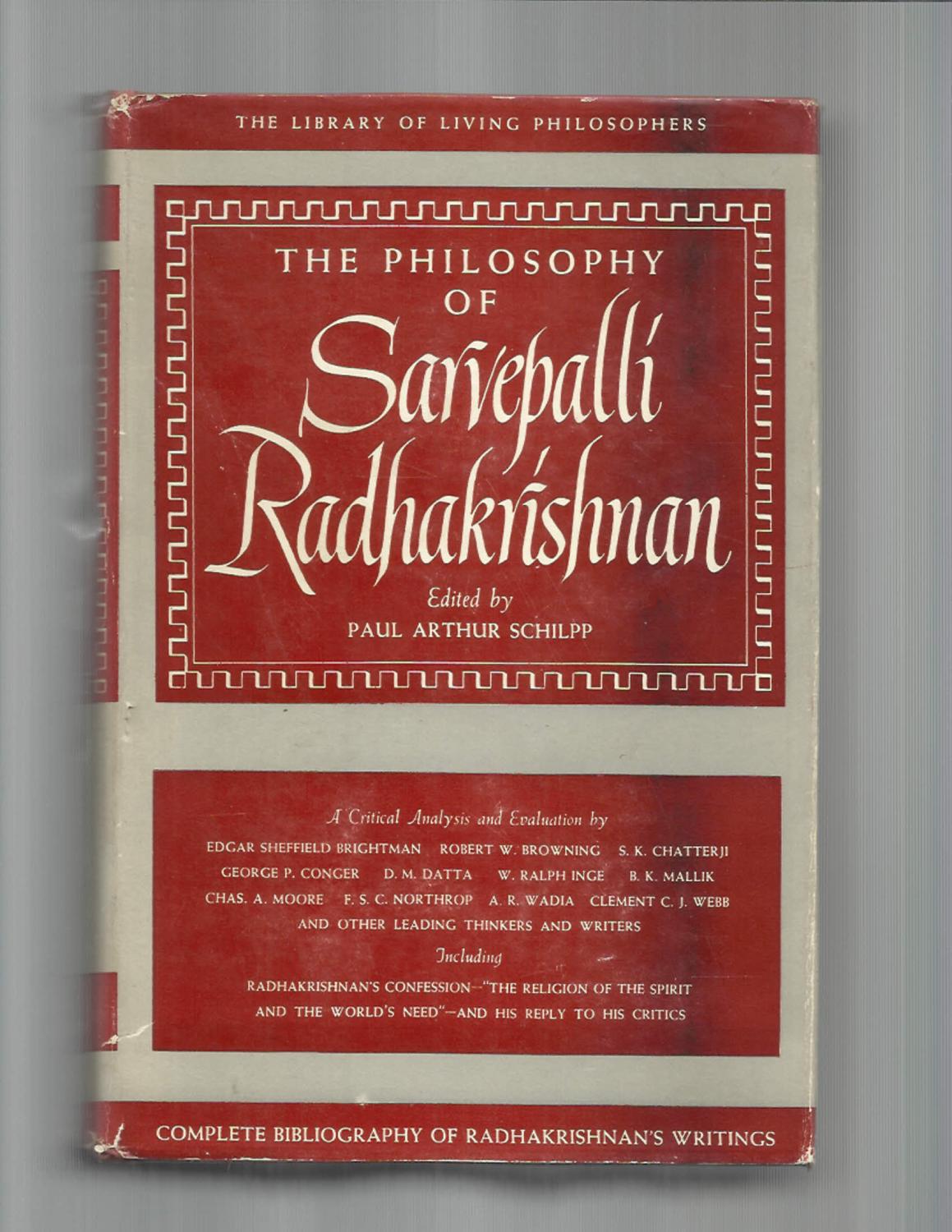 sarvepalli radhakrishnan philosophy