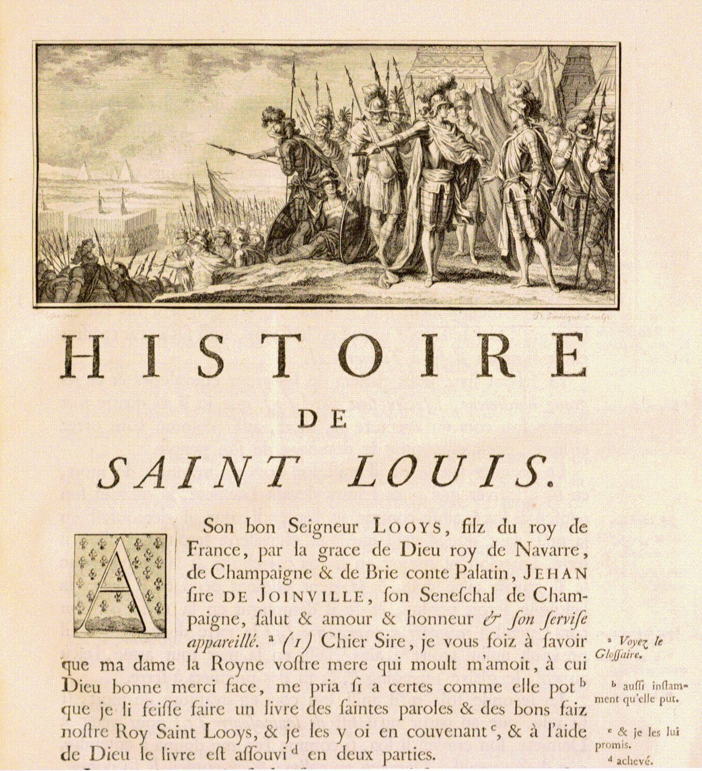 HISTOIRE DE SAINT LOUIS. Les Annales de son régime, par Guillaume de ...