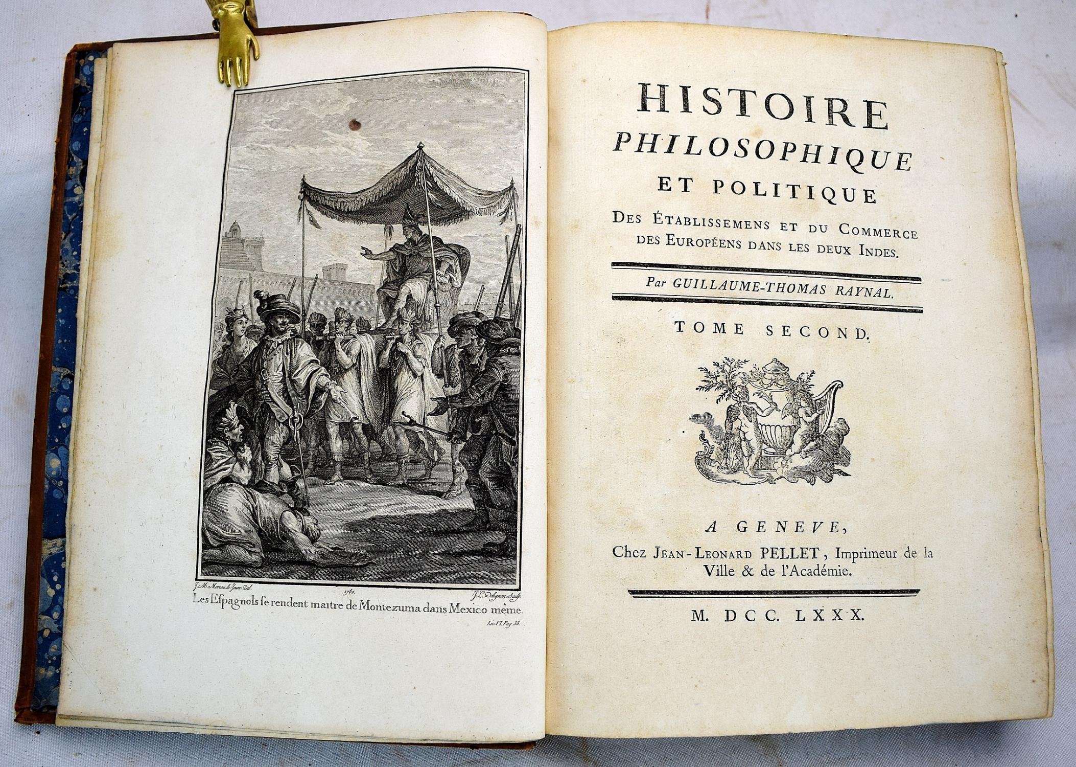 Histoire Philosophique Et Politique Des Etablissemens Et Du Commerce