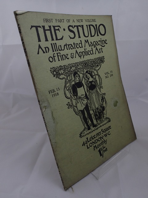 Fine　An　208　The　Applied　(ed):　(1918)　Vol　by　15,　Good　Studio;　Art;　1918;　of　Illustrated　No　YattonBookShop　Soft　Magazine　Minus　February　Cover　50　HOLME,　Charles　PBFA