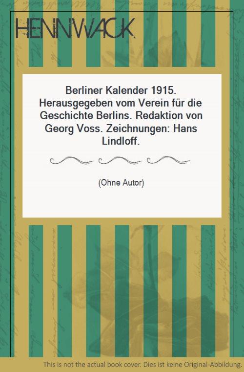 berliner kalender 1915 - ZVAB