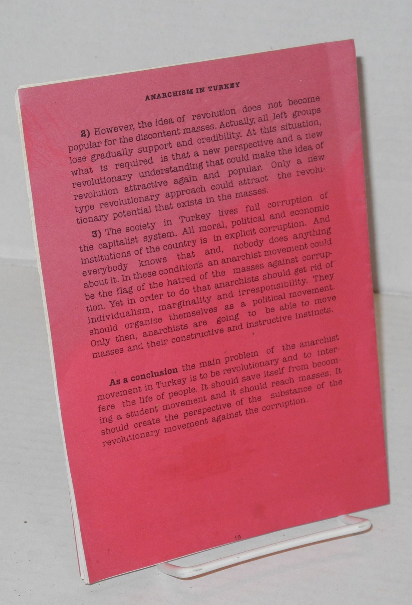 Anarchism in Turkey A Short History of Anarchism in Turkey by Ege