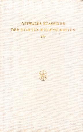 Ostwalds Klassiker der exakten Wissenschaften, Nr. 250