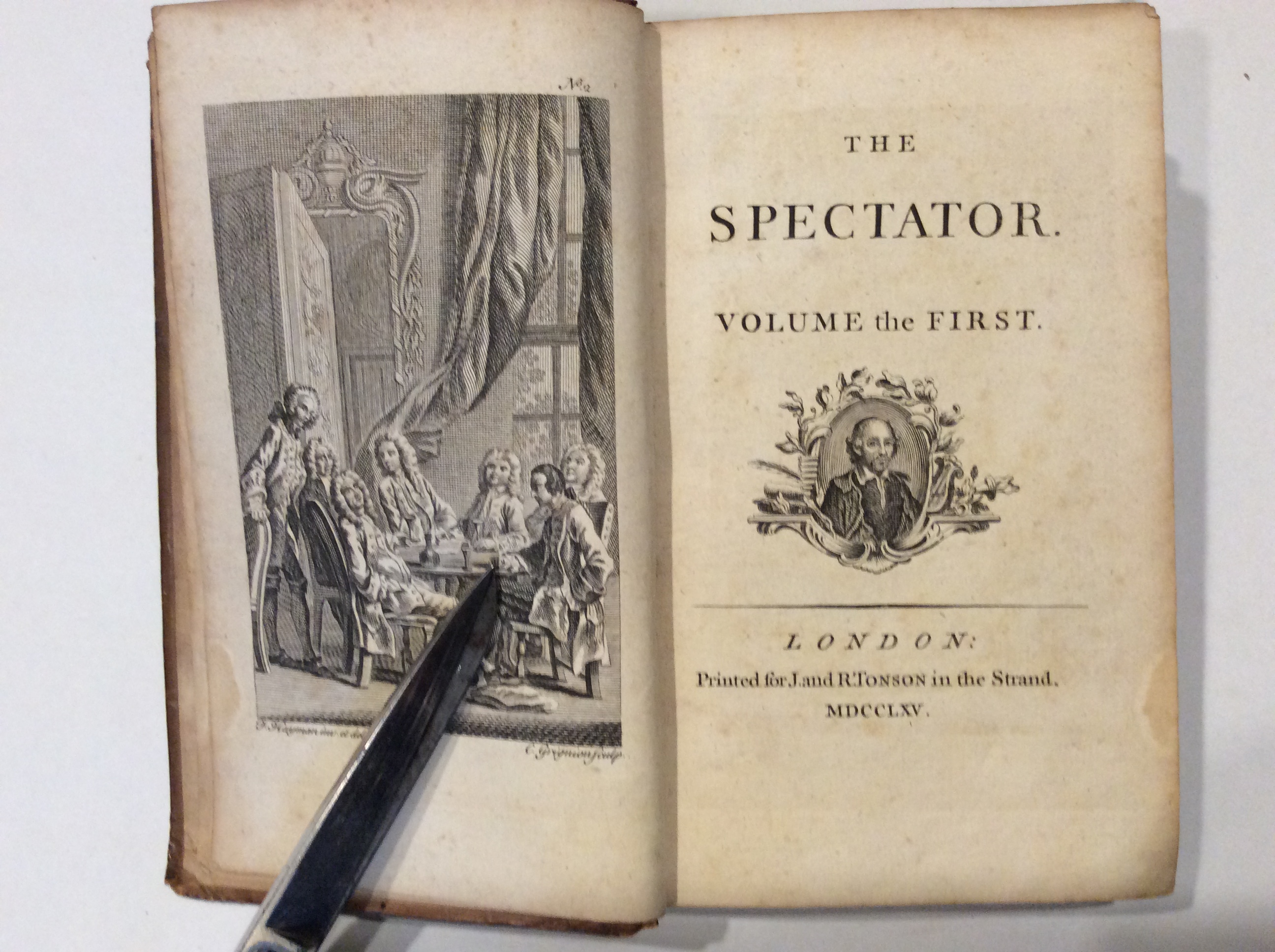 The Spectator Volume the First (Volume I) - Addison, Joseph; Stelle, Sir Richard