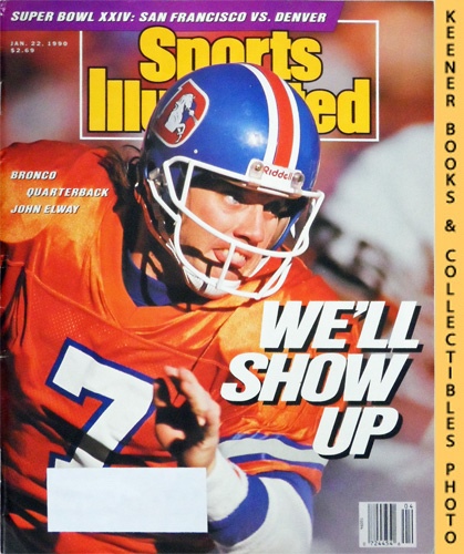 January 25 1988 John Elway Denver Broncos Sports Illustrated NO LABEL 